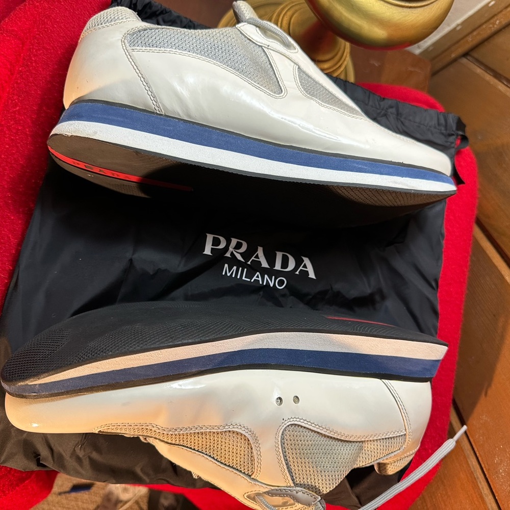 PRADA sneakers used - still in great shape asking $250 originally $1100.00 #8 - Picture 3 of 15
